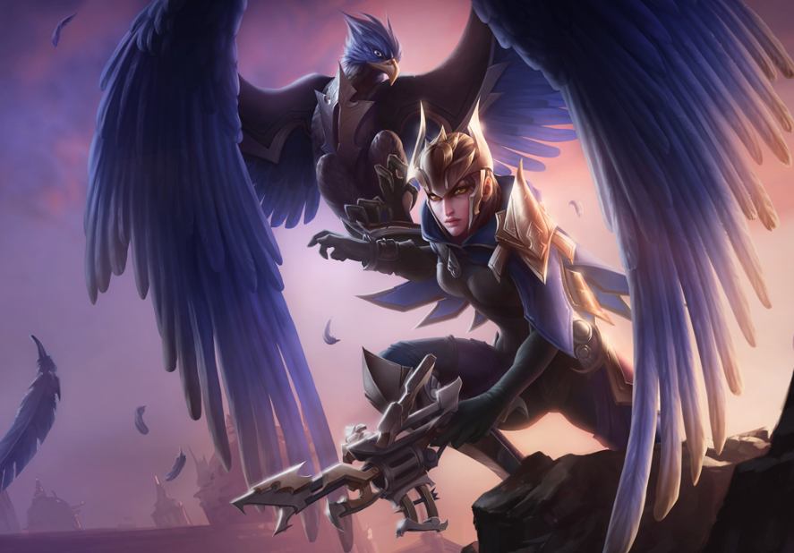 picture of quinn from league of legends.